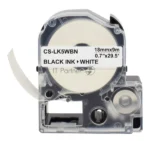 Картридж ленточный Cactus CS-LK5WBN черный шрифт, белый фон (18 мм, 9 м) для Epson LW300/LW400/LW700/LW600P/LW1000P 2