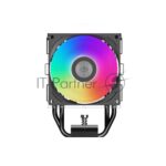Кулер PCCooler R400 ARGb черный 92мм алюминий+медь 2200r m 30db 4-pin 180W 133мм 13