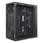 Компьютерный корпус Minitower ExeGate mEVO-9302-RGb (mATX, без БП, 2хUSB+1хUSB 3.0, HD аудио, черный с RGb подсветкой) 5