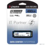 Накопитель SSD Kingston DC2000B, 480Gb, PCIe 4.0 x4, M.2 2280, R/W 7000/800 9