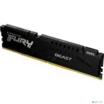 Оперативная память Kingston Fury Beast, DDR5, 64Gb (2x32Gb), 6000MHz, CL30, DIMM, с радиаторами, черный 5