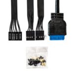 Компьютерный корпус Minitower ExeGate BAA-408U-AAA450 (mATX, БП AAA450 с вент. 8см, 2хUSB/1хUSB 3.0, HD Audio, черный) 8