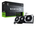 Видеокарта MSI GeForce RTX 5080 VENTUS 3X OC, 16 GB GDDR7, 256 bit, 3xDisplayPort, HDMI, GPU 2640 MHz 6