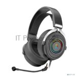 Гарнитура Bloody G535 чёрный/серебристый, проводная, подсветка 24