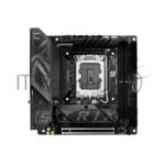 Материнская плата ASUS ROG STRIX B860-I GAMING WIFI, LGA1851, Intel B860, 2xDDR5, 4xSATA, 2xM.2, 1xPCIe 5.0 x16, 1xDP, 1xHDMI, 1xThunderbolt 4, 1x2.5Gb LAN, Wi-Fi 7, 2xUSB 2.0, 3xUSB 3.2 Gen 1, 1xUSB 3.2 Gen 2, 1xUSB 3.2 Gen 2x2, 1xUSB-C, 1xS/PDIF, 2x3.5 мм, 7.1, Mini-ITX 14