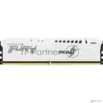 Оперативная память Kingston Fury Beast, DDR5, 32Gb (1x32GB), 6000MHz, CL36, DIMM, с радиатором, белый 4