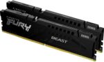 Оперативная память Kingston Fury Beast, DDR5, 16GB (2x8GB), 5200MHz, CL40, DIMM, радиатор, черный 6