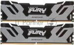 Оперативная память Kingston Fury Renegade, DDR5, 96Gb (2x48GB), 6000MHz, CL32, DIMM, с радиаторами, серебристый/черный 7