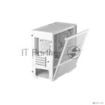 Компьютерный корпус Deepcool CH360 WH без БП, боковое окно (закаленное стекло), 2x140мм ARGb LED вентилятор спереди и 1x120мм ARGb LED вентилятор сзади, белый, mATX 11
