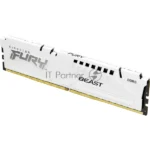 Оперативная память Kingston Fury Beast, DDR5, 32Gb (1x32GB), 5200MHz, CL40, DIMM, радиатор, белый 3