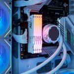 Оперативная память Kingston Fury Beast, DDR5, 32Gb (1x32GB), 5600MHz, CL36, DIMM, радиатор, RGB, белый 5