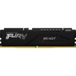 Оперативная память Kingston Fury Beast, DDR5, 128Gb (4x32Gb), 5200MHz, CL40, DIMM, радиатор, черный 6
