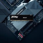 Оперативная память Kingston Fury Beast, DDR5, 128Gb (4x32Gb), 5200MHz, CL40, DIMM, радиатор, черный 8