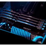 Оперативная память Kingston Fury Beast, DDR5, 128Gb (4x32Gb), 5200MHz, CL40, DIMM, радиатор, черный 4