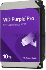 Жесткий диск Western Digital Purple Pro HDD 3.5" SATA 10Tb, 7200 rpm, 512MB buffer (DV&NVR + AI), WD102PURP, 1 year 6