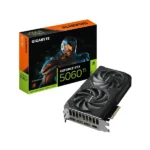 Видеокарта Gigabyte GeForce RTX 5060 Ti Windforce, NVIDIA RTX 5060 Ti, 8 ГБ GDDR7, 128 бит, PCI-e 5.0, 1xHDMI, 3xDP, 2572 МГц 5