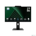 Монитор 27" MSI PRO MP272PMG IPS 1920x1080, 120 Гц, 4 мс, 16:9, 300 кд/м², 1xVGA, 1xHDMI, 1xDP, 1x3.5 мм, 2xUSB-A 2.0, 2x2 Вт, веб-камера, микрофон, черный 10