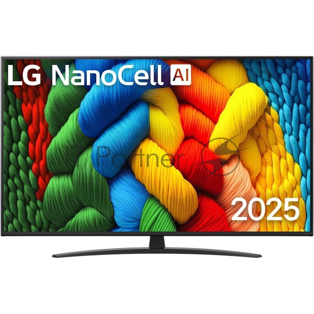 Телевизор LG 55" 55NANO81A6A черный DLED 4K UHD 60Hz Smart TV WebOS 1