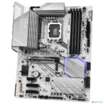 Материнская плата ASRock Z890 Pro RS WiFi белый, LGA 1851, Intel Z890, 4xDDR5, 4xSATA, 4xM.2, 1xPCIe 5.0 x16, 2xPCIe 4.0 x16, 1xPCIe x1, 2xUSB-C Thunderbolt 4, 4xUSB-A 3.2 Gen 1, 1xUSB-A 3.2 Gen 2, 1xHDMI, 1xDP, 1x2.5Gb LAN, 5x3.5 мм, 7.1, ATX 9