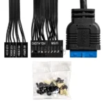 Компьютерный корпус Miditower ExeGate EX298134RUS AA-443U (ATX, без БП, 2хUSB+1хUSB 3.0+HD Audio, черный) 7