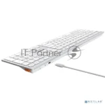 Клавиатура беспроводная A4Tech Fstyler FBX50C, USB, Bluetooth/Радиоканал, белый 10