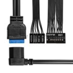 Компьютерный корпус Desktop ExeGate MI-307U2-M350 (mini-ITX/mATX, БП M350 с вент. 8см, 2*USB+2*USB 3.0, HD аудио, черный) 17