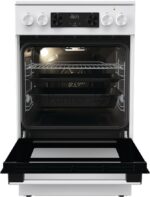 Плита электрическая Gorenje GEC5C42WG белый, конфорок 4 электрических, духовка 70 л, 50 см x 85 см x 59.4 см (без крышки) 30