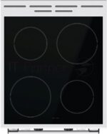 Плита электрическая Gorenje GEC5C42WG белый, конфорок 4 электрических, духовка 70 л, 50 см x 85 см x 59.4 см (без крышки) 26