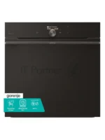 Встраиваемая электрическая духовка Gorenje BP6138B, объем 77 л, макс. температура 320 градусов, сенсорное/поворотное управление, Wi-Fi, пиролитическая очистка, телескопические направляющие на одном уровне, термощуп, AirFry, автоматические программы, динамическая система охлаждения, многоуровневое приготовление, PerfectGrill, энергоэффективность А+, черный 16