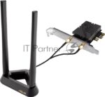 Сетевой адаптер Wi-Fi + Bluetooth Asus PCE-BE92BT BE9400 PCI Express (ант.внеш.несъем.) 2ант. 7