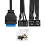 Компьютерный корпус Minitower ExeGate i3 SEA LE-NPX400 (mATX, БП 400NPX, 1*USB+1*USB 3.0, HD аудио, черный, передняя и боковая панели - закаленное стекло) 15