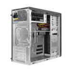 Компьютерный корпус Minitower ExeGate EX299310RUS MA-373X-UNS400 (mATX, БП UNS400 с вент. 12см, 2*USB, аудио, черный) 4