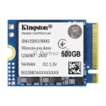 Накопитель SSD Kingston NV3, 500Gb, M.2(22x30мм), NVMe, PCIe 4.0 x4, 3D TLC, R/W 5000/3000Mb/s, TbW 160, DWPD 0.2 (60 мес) 4