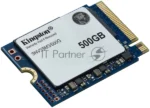 Накопитель SSD Kingston NV3, 500Gb, M.2(22x30мм), NVMe, PCIe 4.0 x4, 3D TLC, R/W 5000/3000Mb/s, TbW 160, DWPD 0.2 (60 мес) 5
