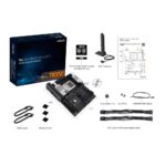 Материнская плата ASUS Pro WS TRX50-SAGE WIFI, sTR5, AMD TRX50, 4xDDR5, 4xSATA, 3xM.2, 1xSlimSAS, 1xPCI-E 5.0 x8, 1xPCI-E 4.0 x16, 1xPCI-E 4.0 x4, 2x 10Gb LAN, 2xUSB-A 2.0, 6xUSB-A 3.2 Gen 2, 1xUSB-C 3.2 Gen 2x2, 2x3.5 мм, 5.1, E-ATX 8