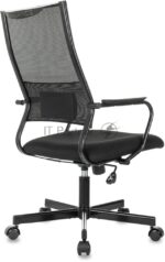 Кресло руководителя Бюрократ CH Balance черный Elastic-102 TW-11 сетка/ткань крестов. металл черный 8