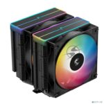 Кулер для процессора DEEPCOOL AG620 BK ARGB V2 черный 120мм алюминий+медь 1850rpm 29.4db 4-pin 260W 157мм 15