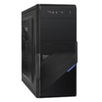 Компьютерный корпус Minitower ExeGate BA-201-UNS450 (mATX, БП UNS450 с вент. 12см, 2хUSB, аудио, черный) 6