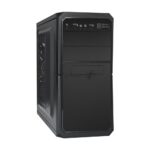 Компьютерный корпус Minitower ExeGate BA-202-UNS350 (mATX, БП UNS350 с вент. 12см, 2хUSB, аудио, черный) 4