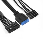 Компьютерный корпус Minitower ExeGate BAA-105U2-01-UNS500 (mATX, БП UNS500 с вент. 12см, 2*USB+2*USB 3.0, аудио, черный) 5