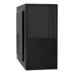 Компьютерный корпус Minitower ExeGate BAA-308-UNS450 (mATX, БП UNS450 с вент. 12см, 2хUSB, HD Audio, черный) 3