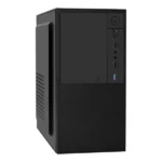 Компьютерный корпус Minitower ExeGate BAA-308U2-UNS400 (mATX, БП UNS400 с вент. 12см, 1хUSB/2хUSB 3.0, HD Audio, черный) 3