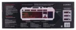 Клавиатура Gembird KB-G710M-S проводная, USB Type-A, чёрный/серебристый 10
