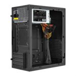 Компьютерный корпус Minitower ExeGate BAA-308MU2-UNS500 (mATX, БП UNS500 с вент. 12см, 1хUSB+2хUSB 3.0, HD Audio, черный) 12