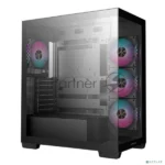 Компьютерный корпус Deepcool CG580 4F черный без БП ATX 6x120мм 3x140мм 2xUSB 3.0 audio bott PSU 16
