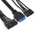 Компьютерный корпус Minitower ExeGate BAA-105U2-01-UNS350 (mATX, БП UNS350 с вент. 12см, 2*USB+2*USB 3.0, аудио, черный) 8