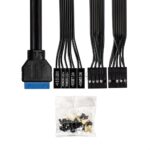 Компьютерный корпус Minitower ExeGate BAA-308MUC-AA500 (mATX, БП AA500 с вент. 8см, 1хUSB+1хUSB 3.0+1хTypeC, HD Audio, черный) 16