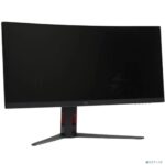 Монитор 34" AOC CU34G4 VA 3440x1440, 180 Гц, 0.5 мс, 21:9, 300 кд/м², HDMI 2.0, DP 1.4, 3.5 Jack, HDR10, FreeSync Premium, Adaptive-Sync, изогнутый экран (1500R), черный/красный 16