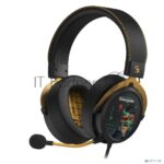 Гарнитура Bloody M595 Renegade чёрный, проводная, съёмный микрофон, подсветка 9