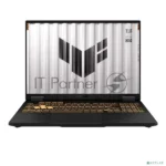 Ноутбук ASUS TUF F16 FX608JMR-RV170 16"(1920x1200 (матовый, 165Hz) IPS)/Intel Core i5 14450HX (2.4Ghz)/16Gb/512PCISSDGb/noDVD/Ext:nVidia GeForce RTX 5060(8192Mb)/Cam/BT/WiFi/90WHr/war 1y/2.2kg/Jaeger Gray/DOS 13